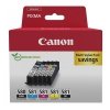 Canon oryginalny ink / tusz PGI-580 PGBK/CLI-581 CMYK, 2078C007, CMYK, blister, 1*11.2 + 4*5.6ml, 5-pack